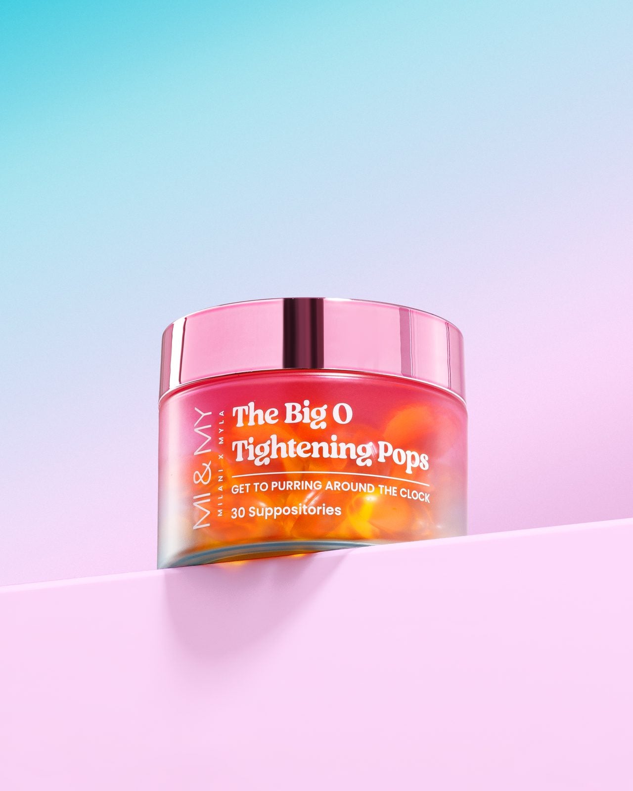 The Big O Tightening Pops jar