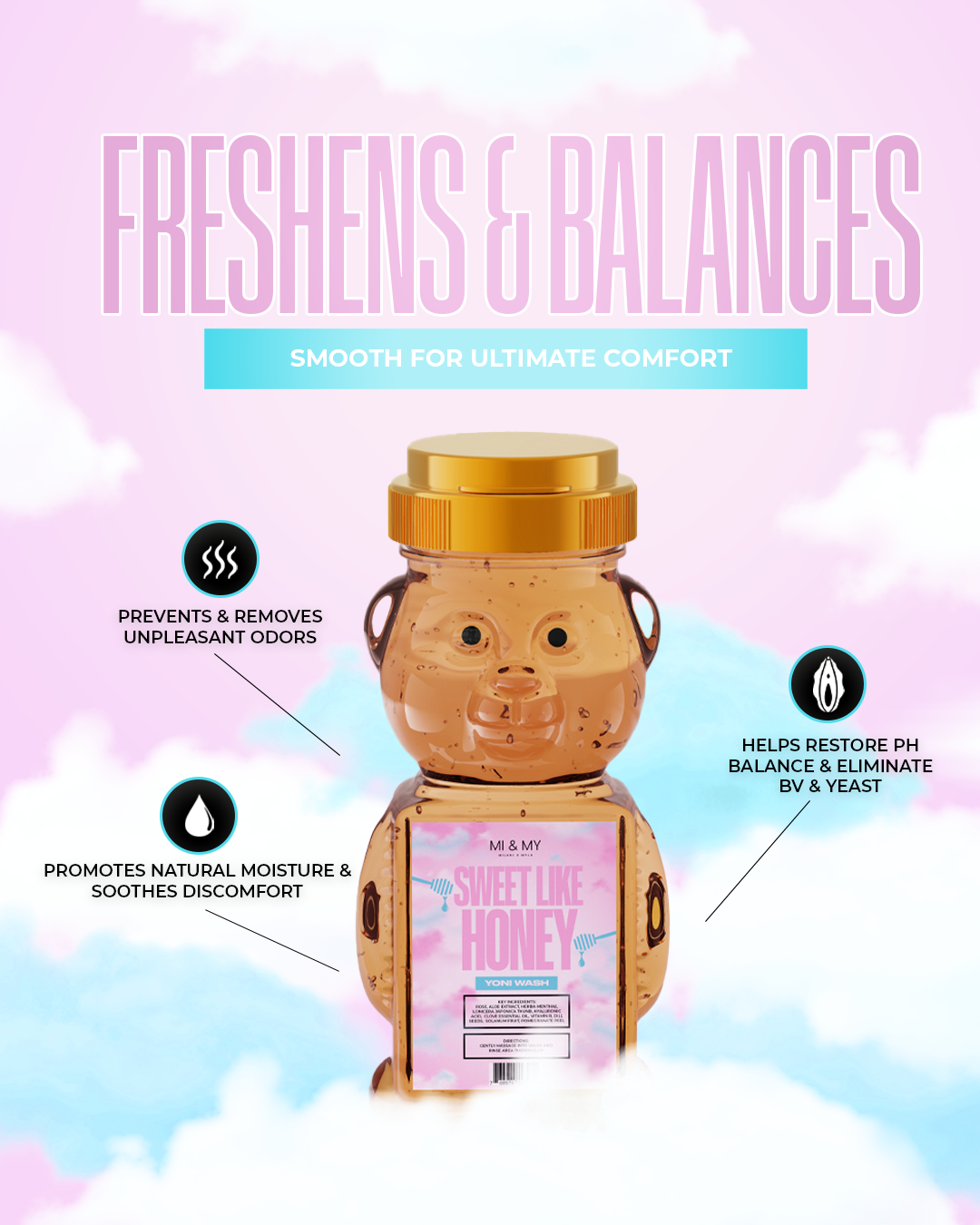 Sweet Like Honey Yoni Wash — Final Sale