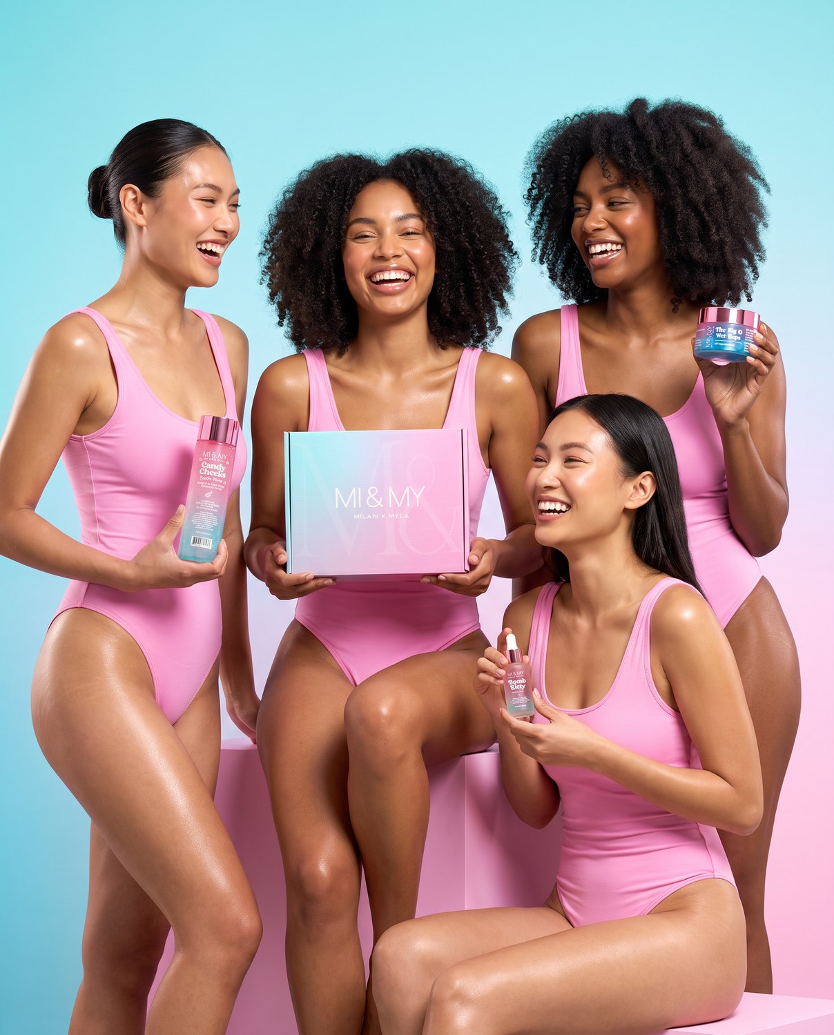 The Mi and My girls together with the product line